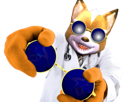 starfox-fox-mccloud-assault-docteur-medecin-scientifique-opticien-lunettes-bleues-golem-tinnova