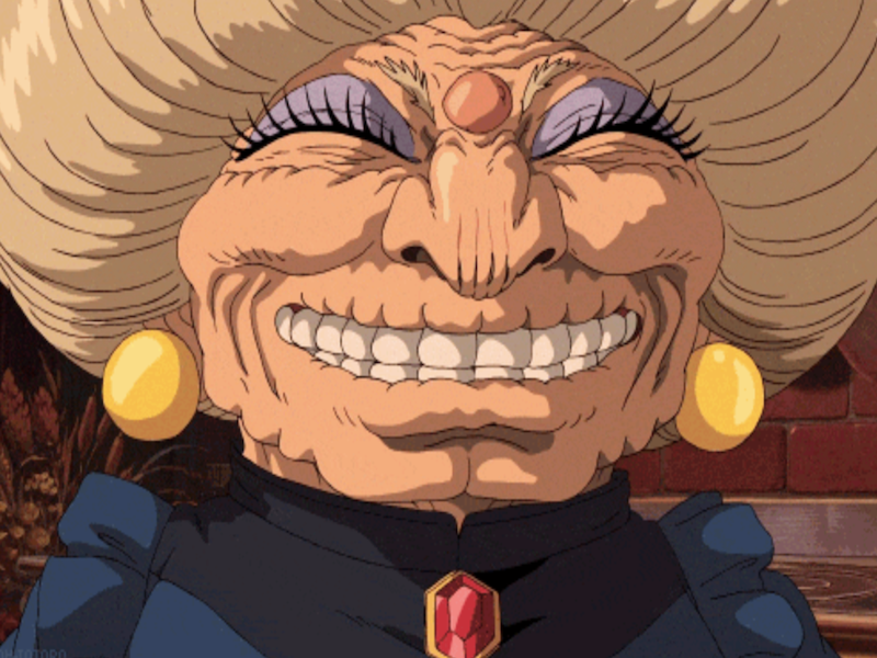 yubaba vieille ghibli sorciere chihiro miyazaki mamie voyage anime brigitte