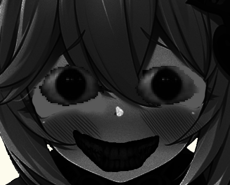 nahida genshin impact monstre noir demon creepy dendro kusanali