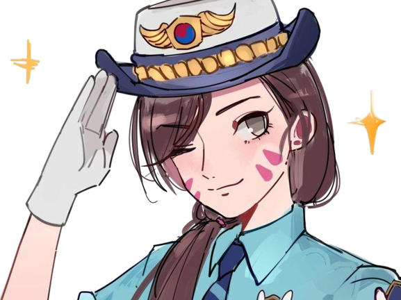Sticker dva overwatch par Guido_