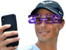 tennis-rafael-nadal-rafa-big3-goat-lunettes-telephone-phone-selfie