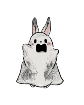 lapin popa popamantis fantome peur