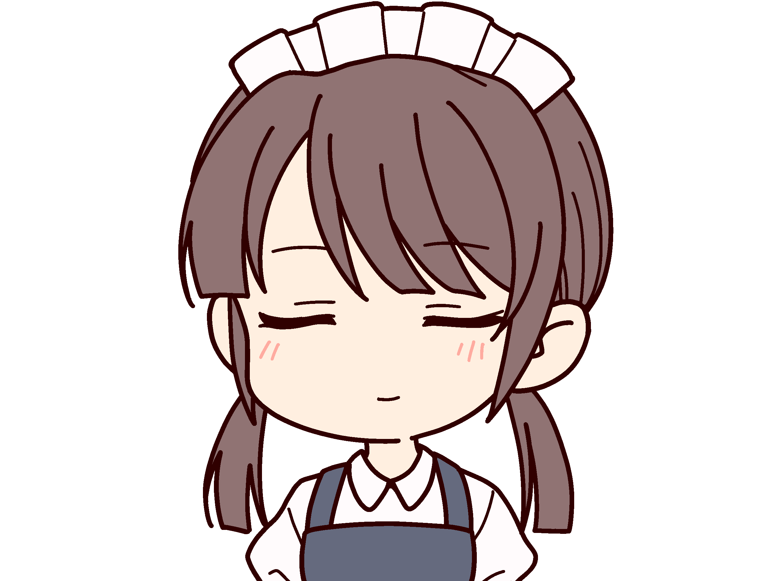 mori sonou haruhi suzumiya icone yeux fermes