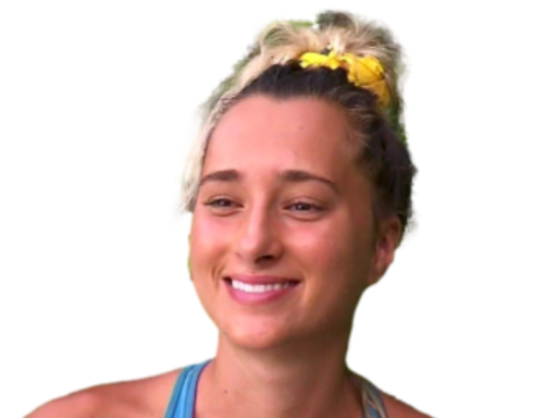 koh lanta feu sacre denis trollard brogniart tf1 tania yeux tete sourire fille jaune