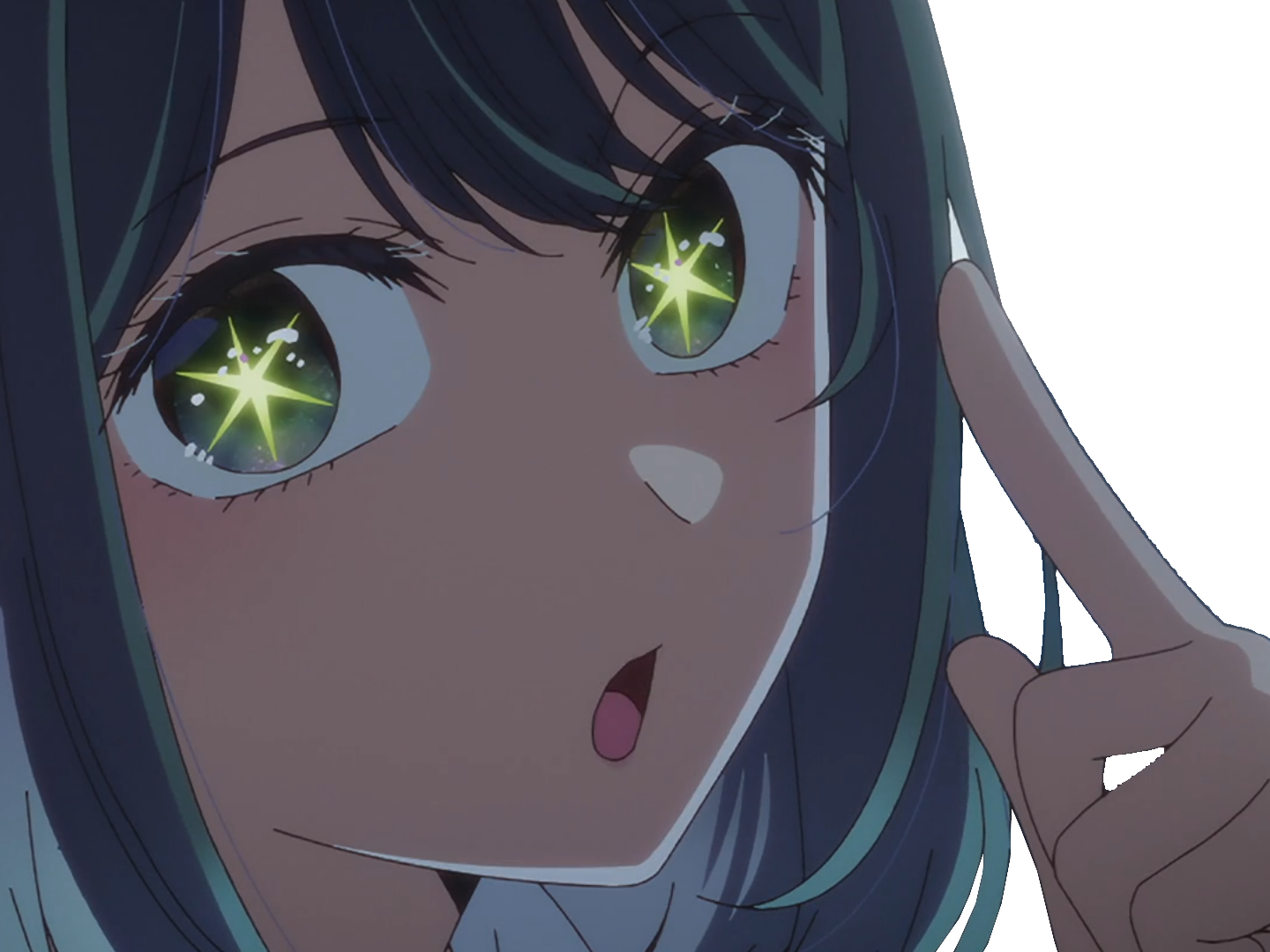 anime kikoojap oshi no ko oshinoko akane kurokawa doigt maredioa