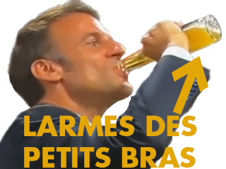 macron president manu emmanuel marlou alcool biere bouteille alcoolique boit m