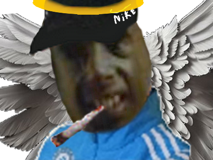 petit ange parti racaille cite nike casquette aureole ailes parais immigrer migrant gentille joint chance