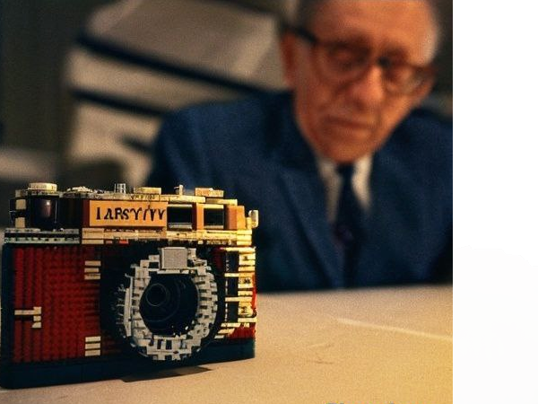 larry silverstein flou appareil photo lego
