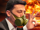 zelensky-ukraine-russie-guerre-ukrainien-president-militaire-masque-gaz-biologique-radioactivite-nucleaire-alerte-centrale