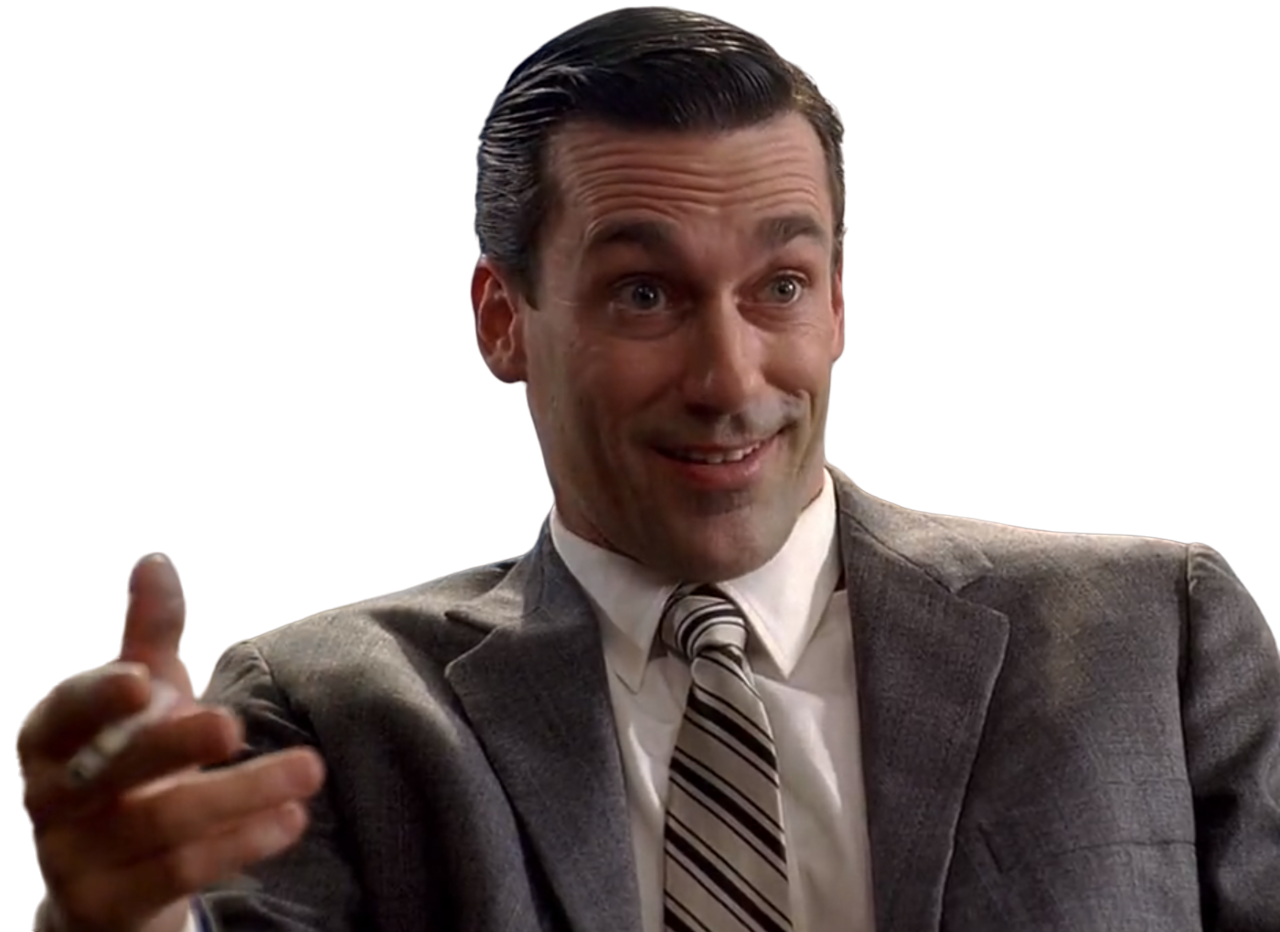 madmen drapper surpris