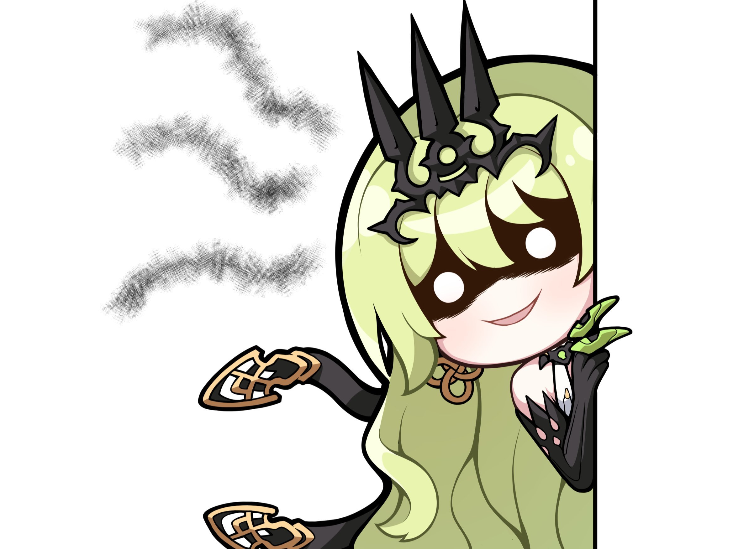 honkai impact 3rd mobius vilaine flippante creepy monstre cacher porte chut il descend