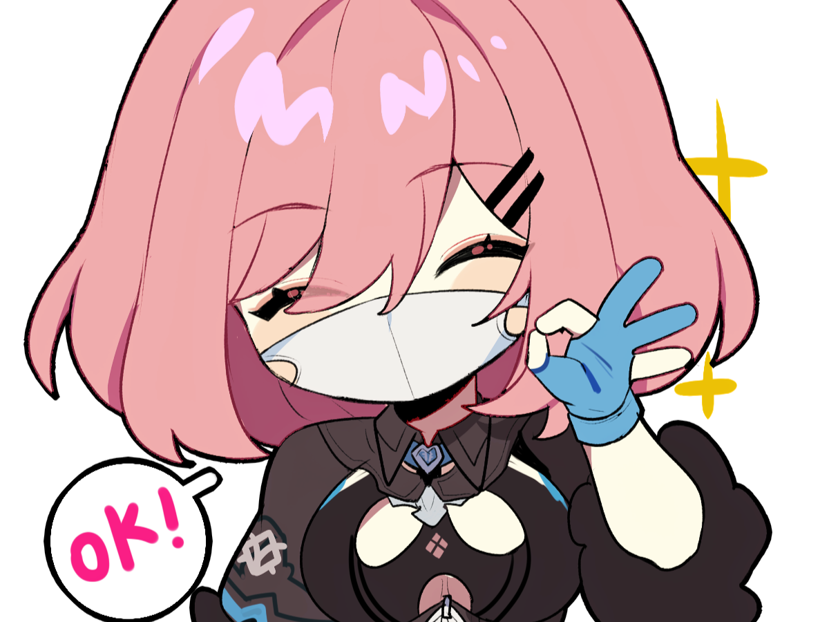 honkai impact 3rd apho timido cute ok super ca marche compris geste main contente masque