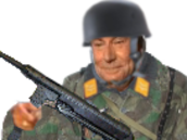 jesus militaire soldat fallschirmjager fallschirmjaeger parachutiste 1939 3945 allemand allemagne fusil mp40 fiondenivelle hypson pasdemoi