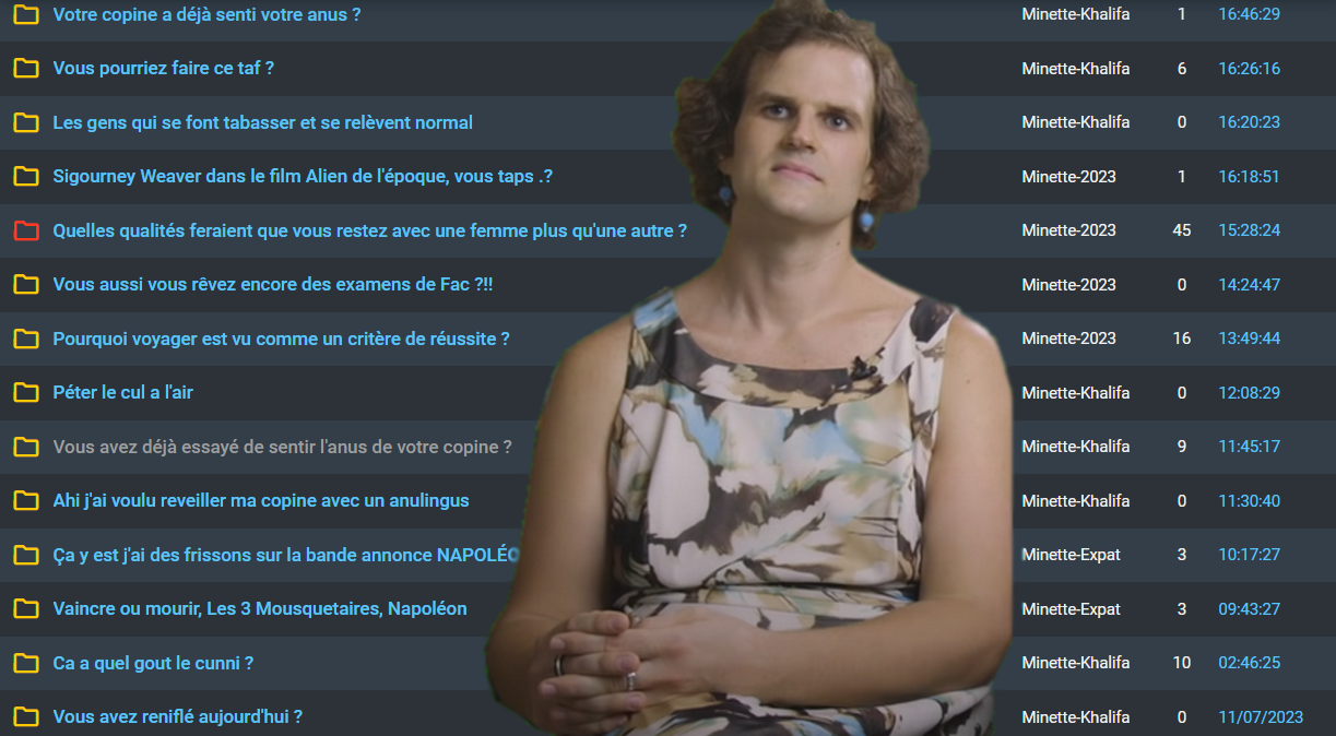 minette kheyette tare magalie meuf chelou femme relou wall magistrale