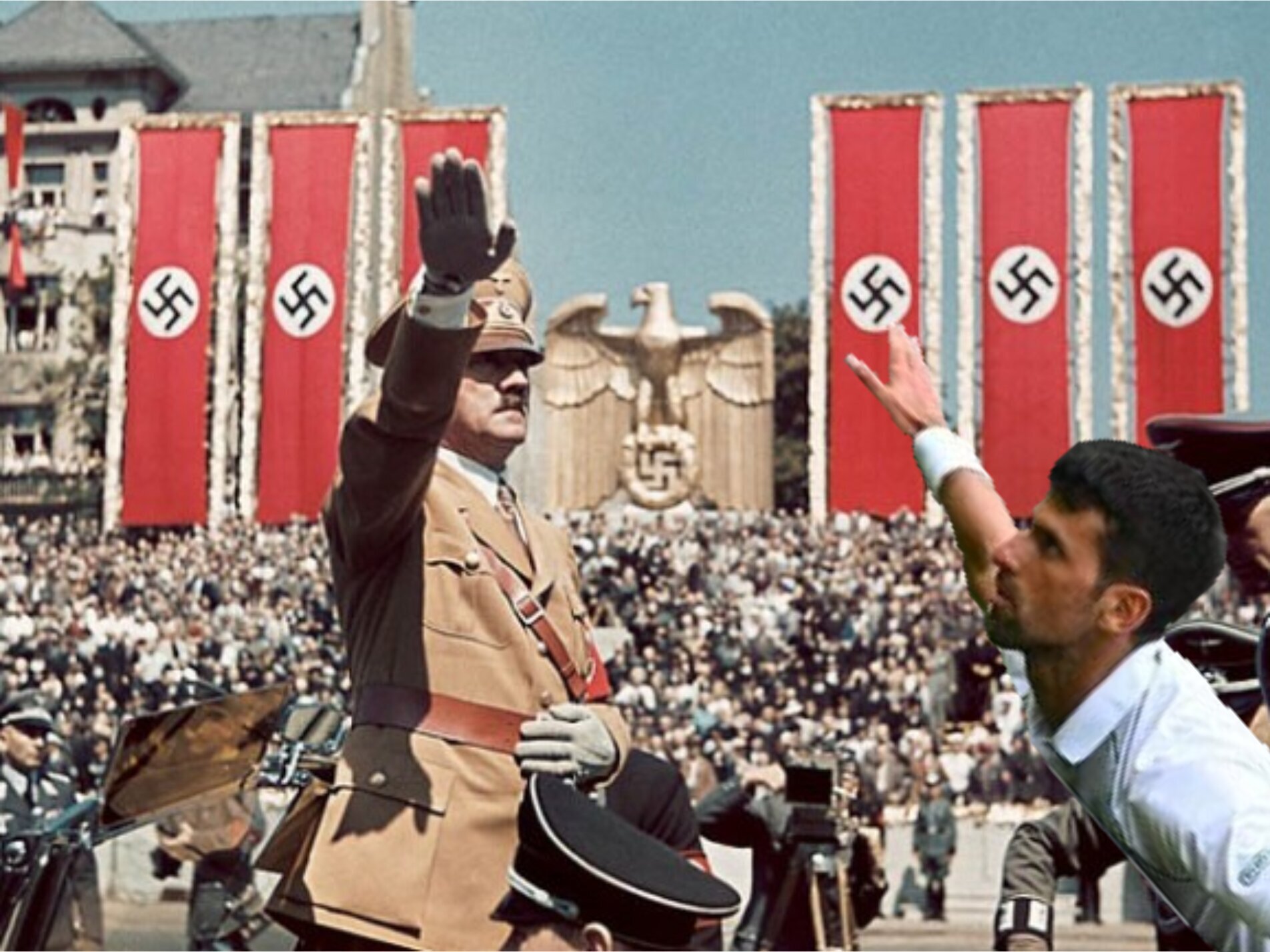 novak djokovic salut nazi adolf hitler