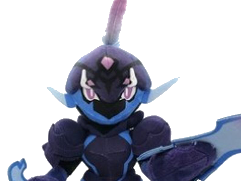 malvalame carmadura bootleg pokemon troll paldea peluche contrefacon chevalier gladiateur hoplite casque armure feu guerrier