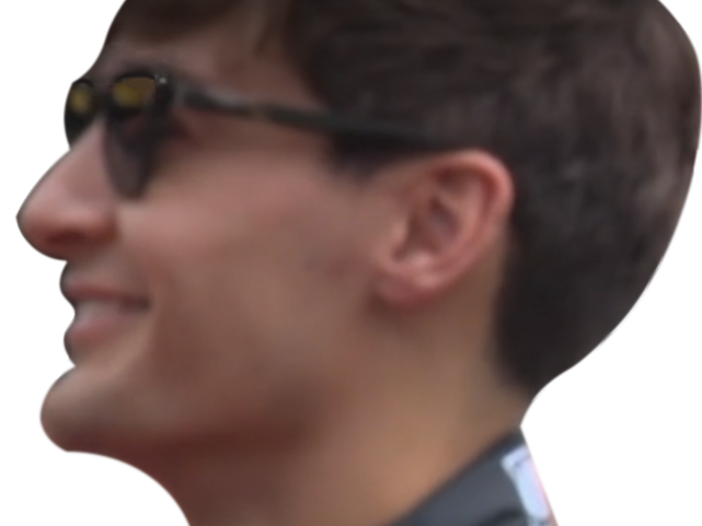 george russell russel mercedes f1 formule 1 spa francorchamps belgique hymne rigole rire pilote