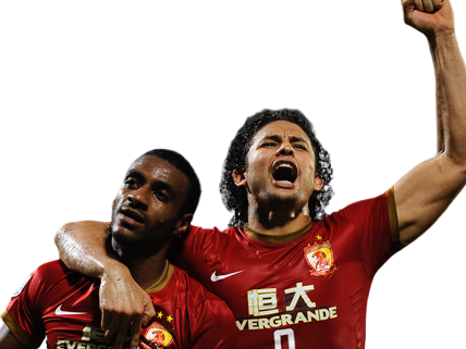 elkeson muriqui guangzhou evergrande club foot football chinese super league championnat chinois asie canton