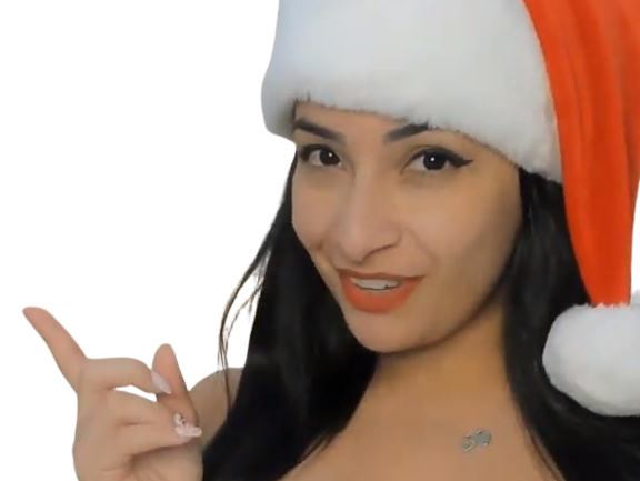 bonnet noel fille doigt