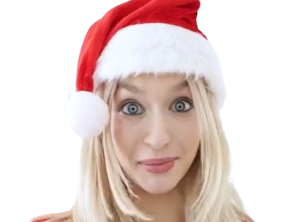 bonnet noel fille surprise