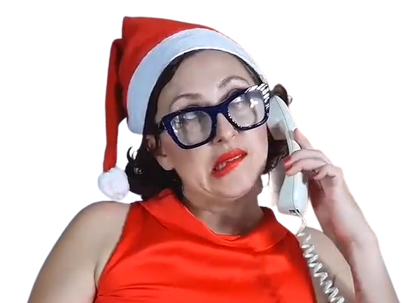 bonnet noel fille telephone