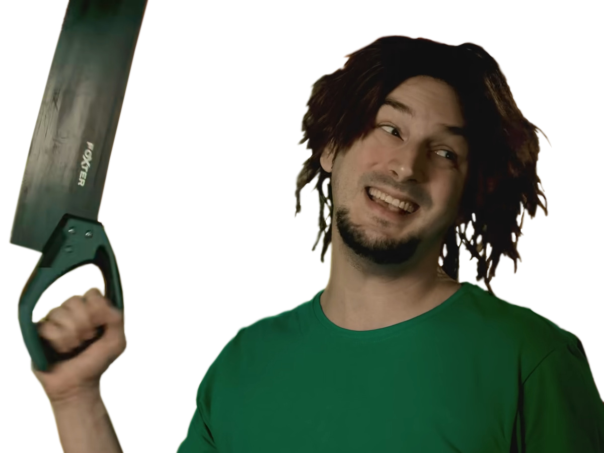 bob lennon boblennon jdg scoobydoo sammy shaggy sourire scie tueur meurtre psychopathe tare tinnova