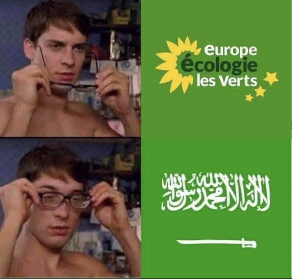 eelv islamo extreme gauche floue arabie saoudite colabo terroriste regime roi woke petrole sultan emirat