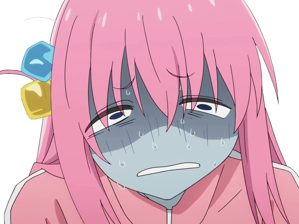 kikoojap bocchi the rock malade bleu