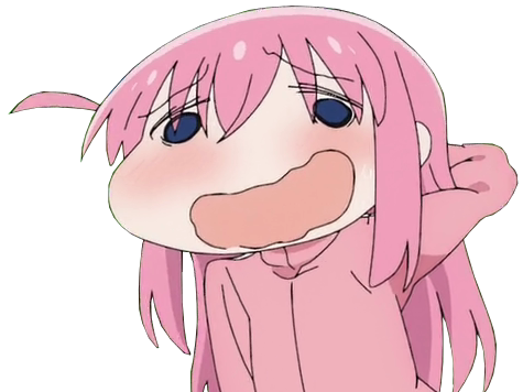 Sticker kikoojap bocchi the rock flate par MaitreStickerKJ
