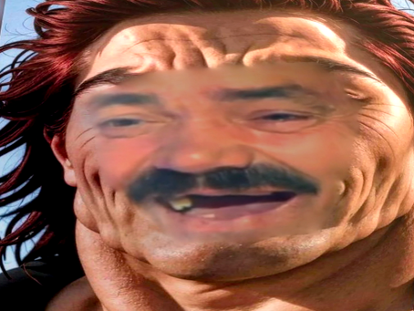 yujiro hanma baki baleze monstre fou rire visage grimace fourire ayaaaaa