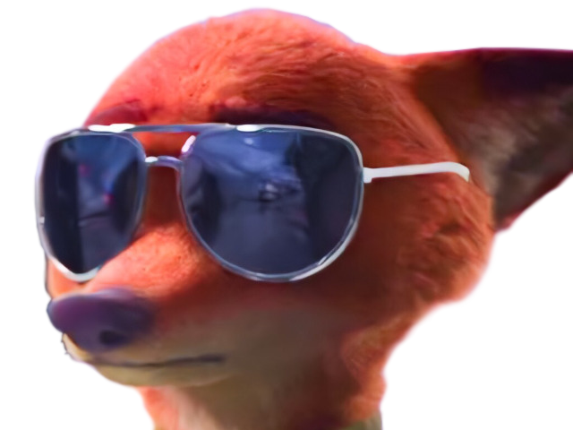 zootopie zootopia nick wilde lunettes noires sunglasses vacances cool tinnova