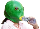 masque-bouteille-eau-kappa-alien-wtf-grenouille-japon-fellation