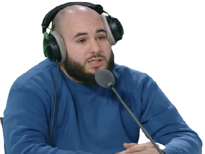 walid acherchour journaliste rmc sport after foot winamax talk debat discussion convaincre