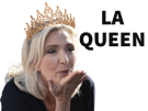 marine-le-pen-lepen-queen-reine-france-presidente-2027-couronne-bisous-baiser-joie-amour-paix