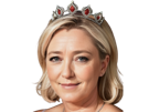 marine-le-pen-lepen-queen-reine-france-presidente-2027-rn-couronne-ia-dessin-belle-zemmour
