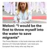 meloni-facho-cuck-fascisme-italie-migrant-immigration-noyade-sauver-cafard