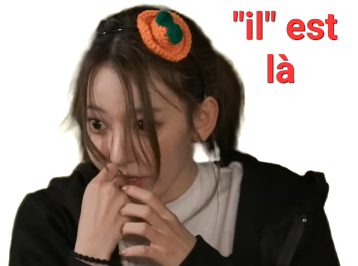 sakura miyawaki le sserafim talkie walkie il est la malaise