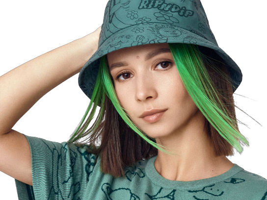 miss monique dj chapeau fille style fashion ukrainienne