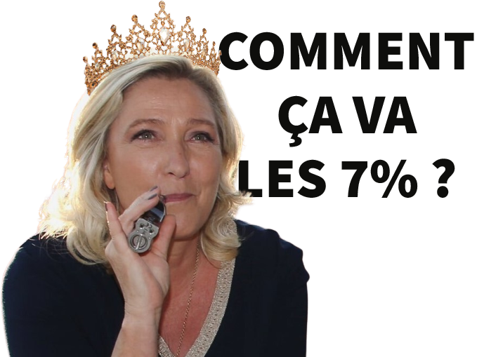 marine le pen lepen mlp queen reine france 2027 fume cigarette zemmour 7emmour reconquete politique