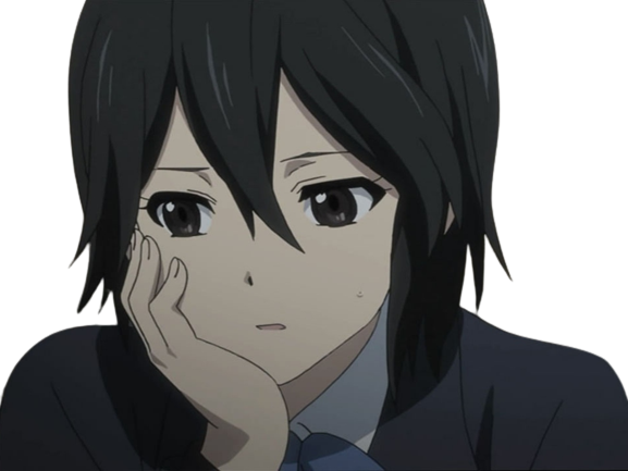 kj kikoojap anime manga kokoro connect inaba himeko melancolique pensif