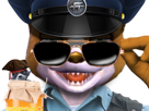 starfox-mccloud-assault-police-policier-gilbert-malin-lunettes-sunglasses-miel-honeypot-pirate-hacker-wolf-tinnova