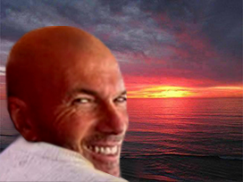 zizou zidane soleil coucher nostalgie zinedine sourire dent
