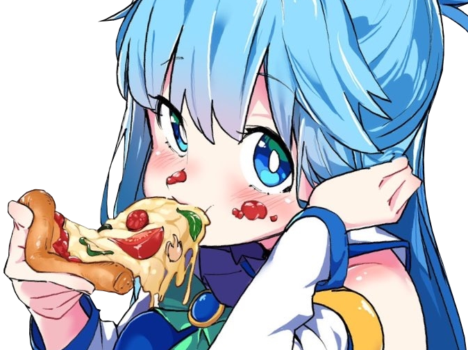 kikoojap konosuba pizza aqua riendesexuel