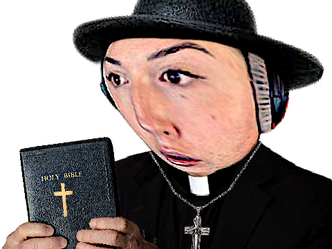 twitch bible pretre satan croix dieu vade retro satana exorciste