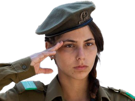 israel-tsahal-armee-soldat-militaire-guerre-palestine-hamas-gaza-juif-hebreu-fille-femme-salut