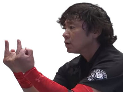 doigt dhonneur red shoes njpw catch