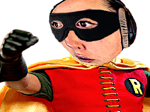 twitch robin batman gay super hero film costume masque cape