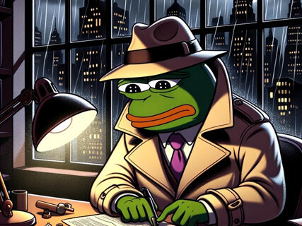 pepe frog grenouille inspecteur detective police enquete enqueteur 4chan
