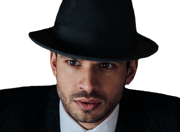 inspecteur de sade mafieux flic police chapeau