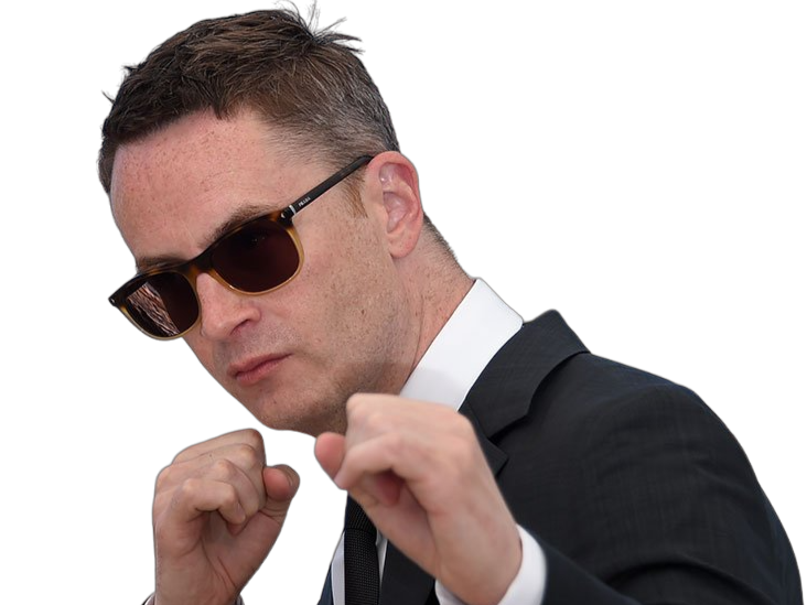 winding refn realisateur lunettes poings